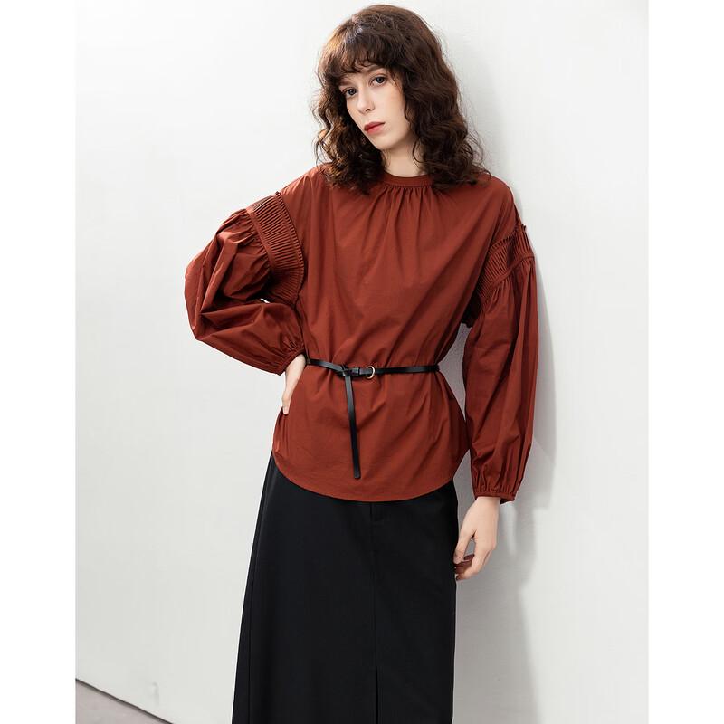 

Women s Natural Cotton French Style Stand Collar Blouse XL