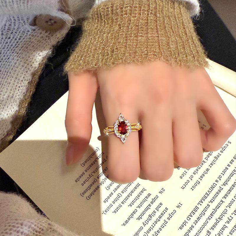 

Fashion S925 Silver Ring Female Elegant Design Thin Band Ring Comfort Fit Party Jewelry opening adjustable