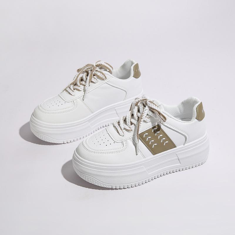 Thick-soled Heightening Little White Shoes Women's Spring and Autumn New Fashion Versatile Trend Student Casual Board Shoes Tide