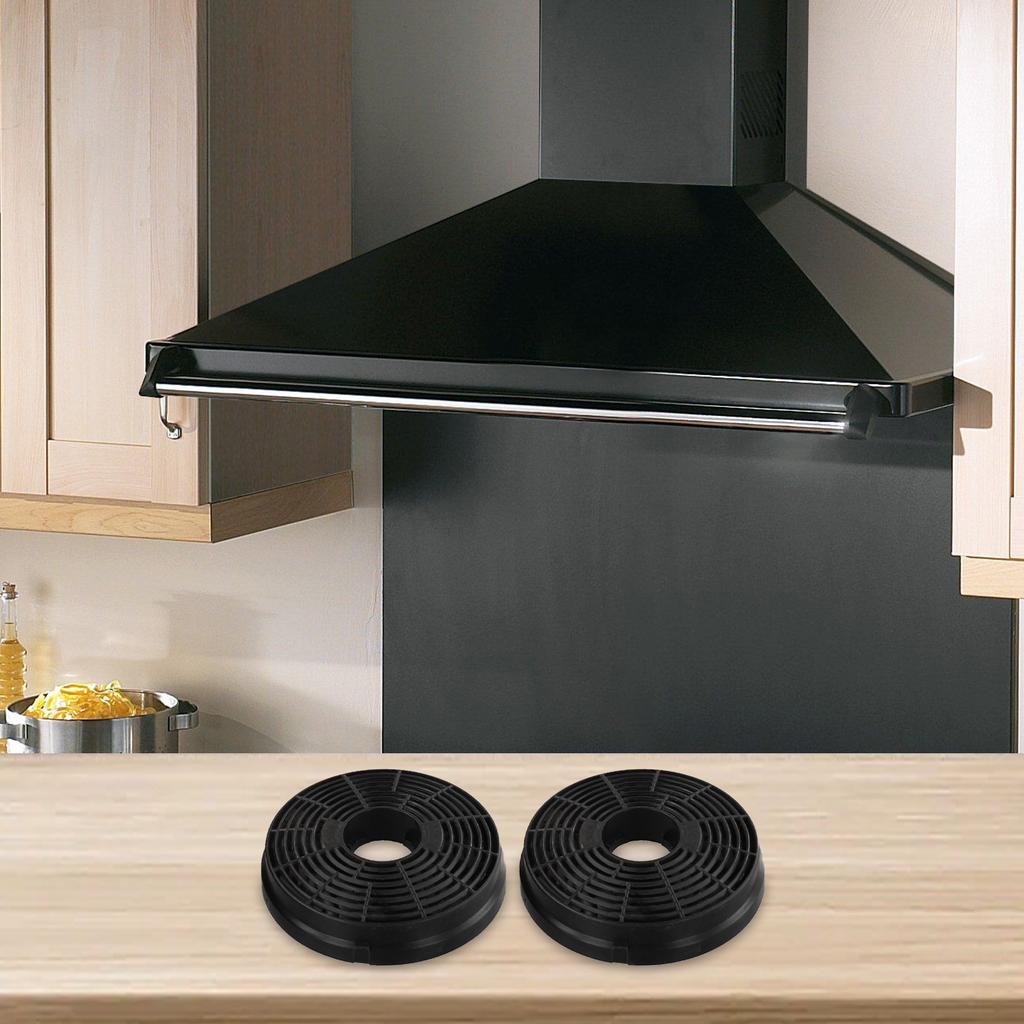 2 Pack Activated Carbon Filters Kitchen For Range Hood Accessories for Superior Elimination and Air Purification