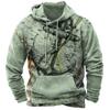 Vintage Compass 3D Printing Y2k Hoodie Harajuku Tops Hooded Sweatshirt Oversized Casual Clothes Streetwear Man Sweatshirts