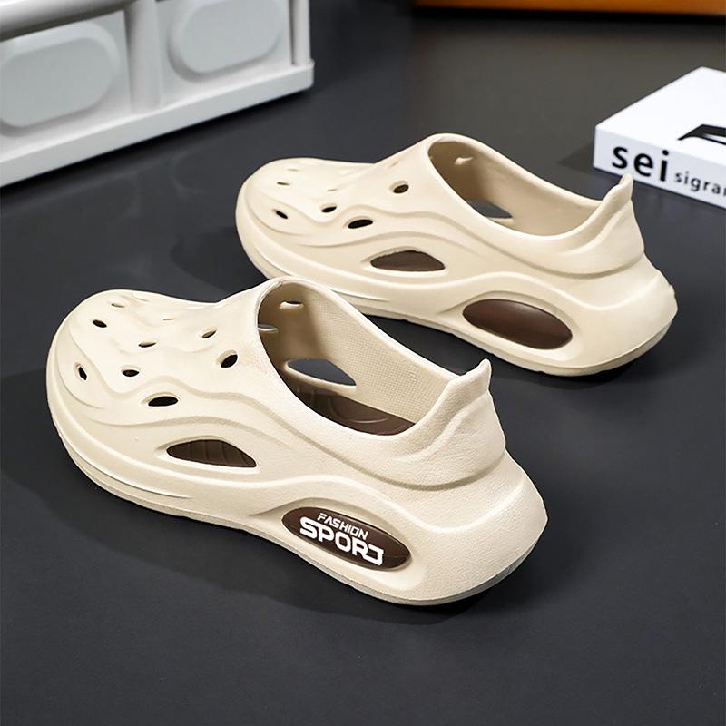 Men s Summer Thick-Soled Height-Boosting Non-Slip Breathable Water Sandals