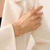 Minimalist Versatile Sweetheart Titanium Steel Necklace for Women - Light Luxury, Non-Fading Clavicle Chain
