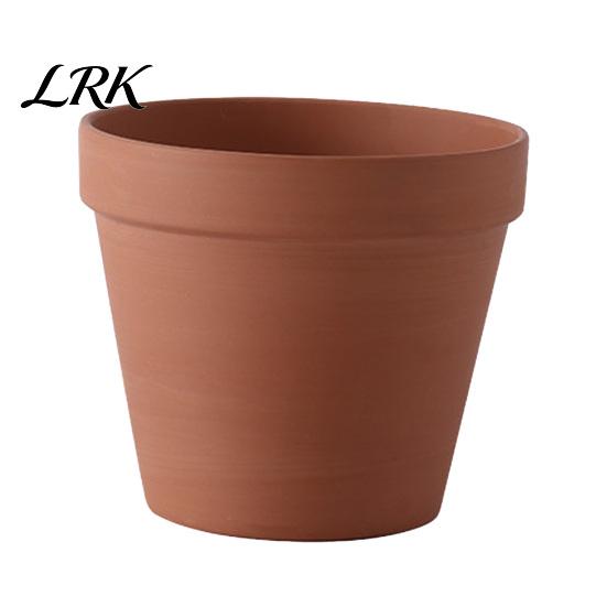 Terracotta Flowerpot Flowerpot, Clay Plant Pot with Drainage Hole, Porous Indoor Outdoor Planter for Plants Succulents Cacti Herbs Crack Resistant