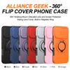Sliding Camera Lens Protection Armor Case For Honor 600 Lite LNA-NX1 Metal Ring Stand TPU Frame Hard Plastic Phone Cover Fundas