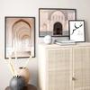 Marokko Leinwand Malerei Islamische Architektur Wand Druck Poster Hassan II Moschee Kunst Muslimischen Bild Moderne Ramadan Wohnkultur
