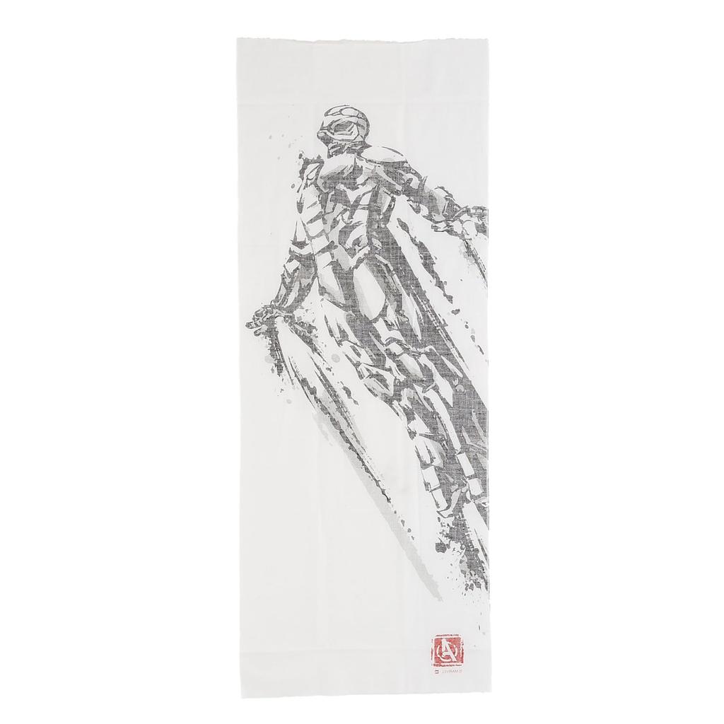 Marushin Tenugui Hand Marvel Iron Made in Oka 2505046500 Towel, Man/Action, Japan, Fabric,