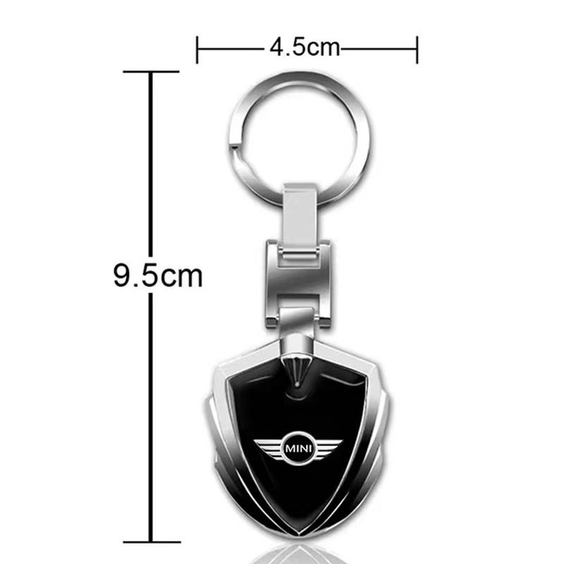 3D Metall Avtomobil Stilidagi Kalit Osma Kalit Zanjiri Halqasi Kalit Usagichi Stilidagi Avtomobil Aksessuarlari Mini Cooper One S Clubman R50 R53 R56 R60 F55 F56 R57 R58 R59 uchun
