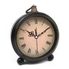 Metal Silent Alarm Clock Retro Creative Bedside Clock Silent with Light