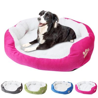 Haustier Hund Welpe Fleece Warmes Bett Haus Plüsch Gemütliche Matte Pad