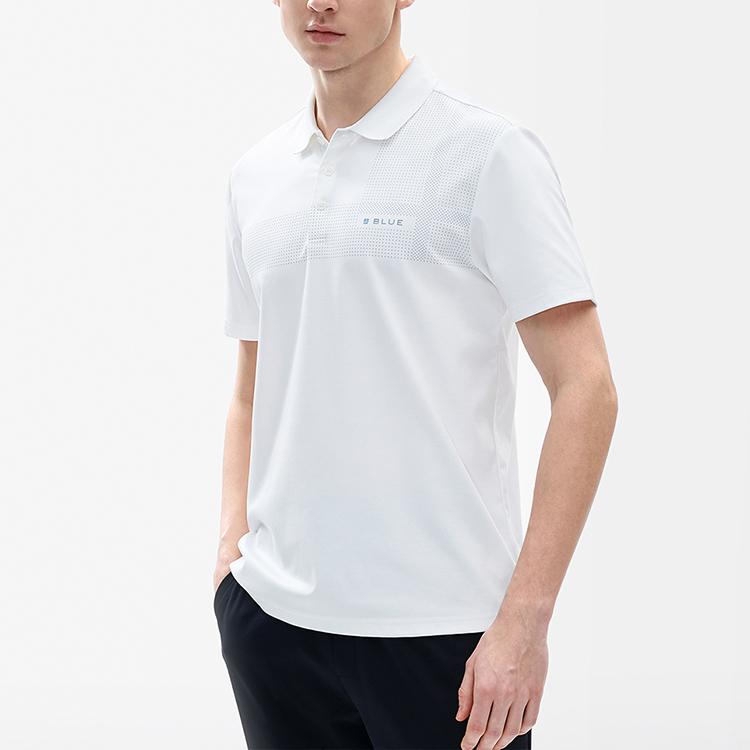 Fila Solid Color Casual Sports Simple Knitted Short Sleeve Polo Shirt Men Polo Shirts White F11M222122FWT