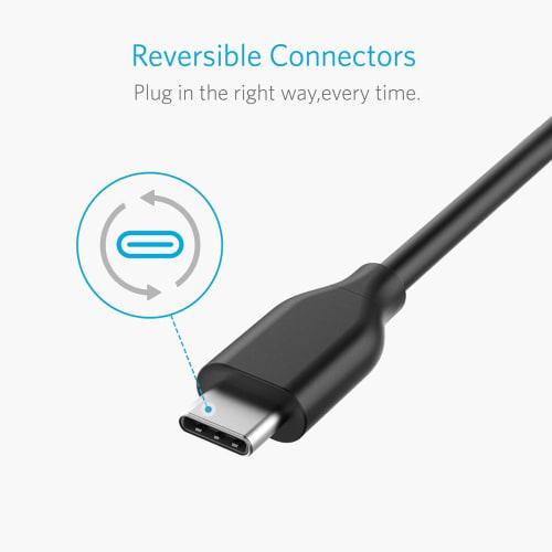 Anker USB Type C Cable PowerLine USB-C & USB-A 3.0 Cable Compatible with iPhone 16 / 15 / Oculus link/Galaxy/iPad Pro/iPad Air/MacBook/MacBook Air/Xpe