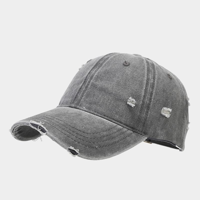 Classic Baseball Cap For Men Women With Water Wash Retro Style Sun Protection Adjustable Fit