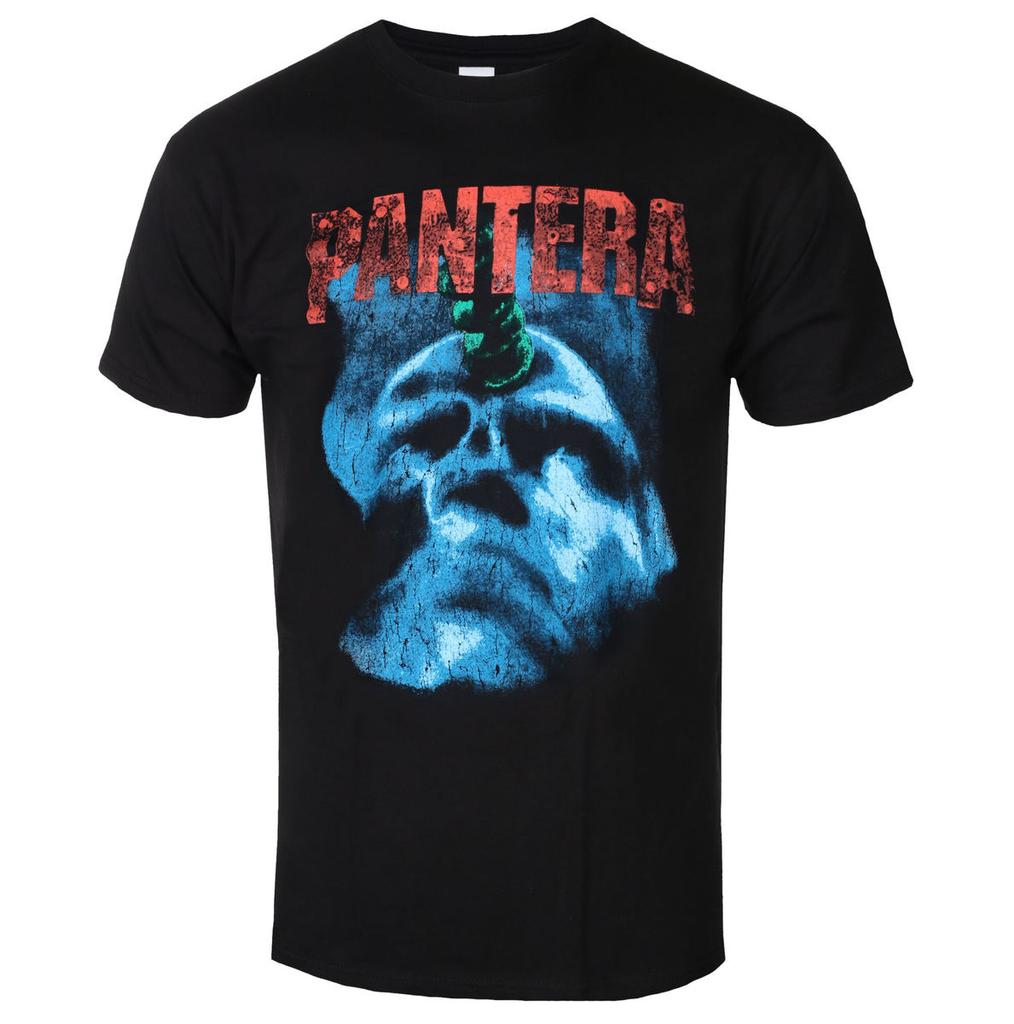 Pantera Serpent Skull Art Pattern Metal Band Tshirt Casual Street Style Cotton Tshirt Suitable For Both Unisex And Unisex