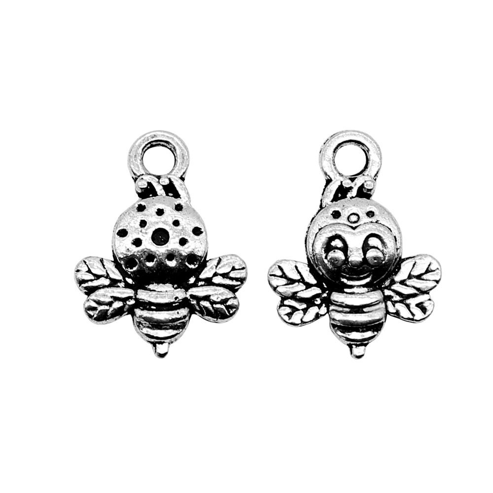 Large Pendants Bees Honeycomb Charms For Bee Themed DIY Jewelry Making