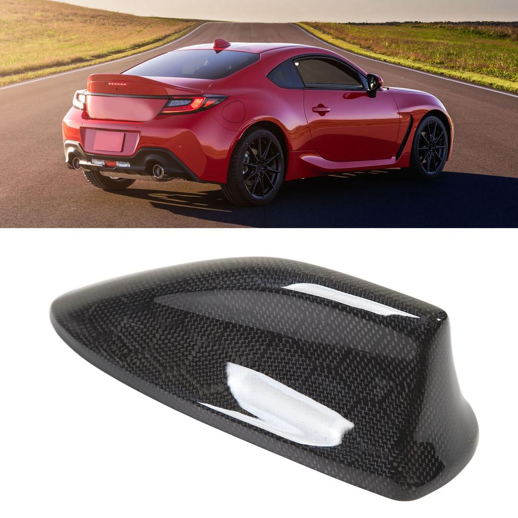 Shark Fin Roof Antenna Cover Carbon Fiber High Protective Decorative Roof Antenna Cover Trim Replacement for GR86 Rhombic Pattern