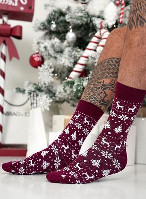 Milena Socks 1290-026 Christmas Men's 38-46 Milena