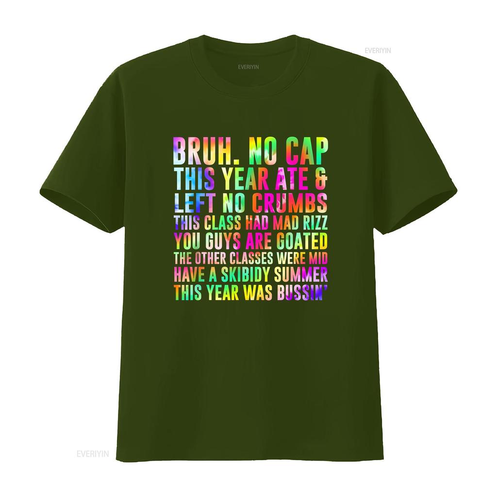 Gen A Slang Teachers Happy Last Day Of School 2025 Funny For Adult S 4xl T Shirt Vintage Washed Top For Everyday Wear Fashion