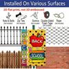 2D Flat, 1pc "Welcome Back To School" Metal Wall Art Sign with Apple & Colorful Pencils - 8*12 Inch Aluminium Classroom Decor, Polka Dot & Rainbow