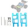 Aluminum Alloy Rear Lower Suspension Arm Upgrade Parts Fits for Wltoys 1 14 144001 RC CarBlue F1250B