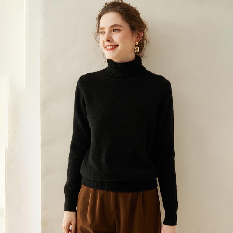 Plus Size Women's Thick Cashmere Raglan Sleeve Sweater