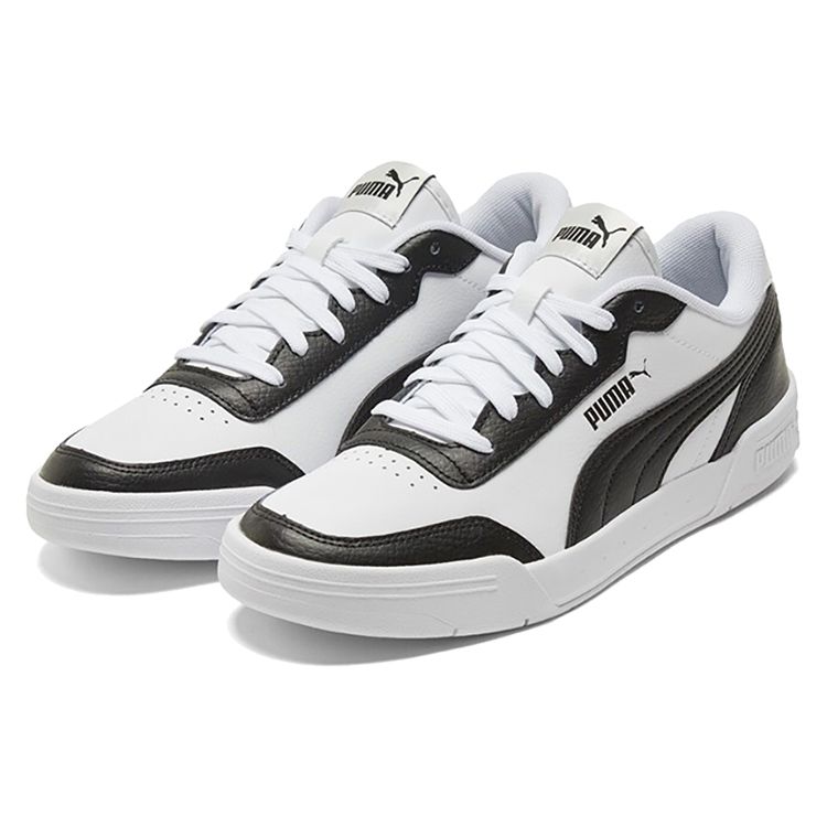 Puma Caracal Casual Durable Low-Top Sneakers Unisex Sneakers Black White 369863-15