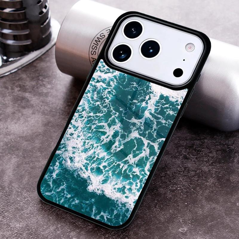 Blue Sea Ocean Waves Phone Case For iPhone 17 16 15 14 13 12 11 Pro Max Plus 17Air Soft Silicone Cover