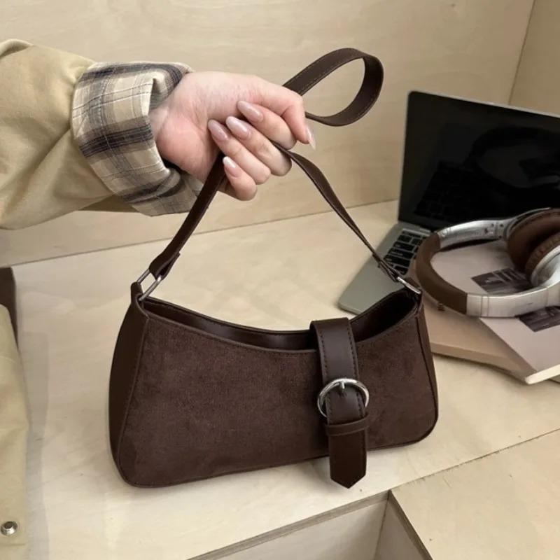 New Vintage Shoulder Bags for Women Fashion Pu Leather Ladies Square Mini Bag Bag Vintage Female Handbags Small Tote Purse