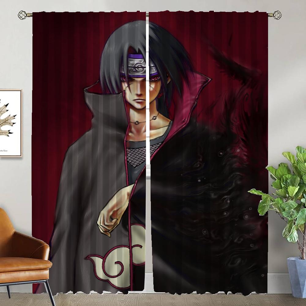 Halloween Dekorasjon N-Narutoes Myggnetting for Stue Tyll for Soverom Romdeler Vindusgardiner Gardiner Kjøkken