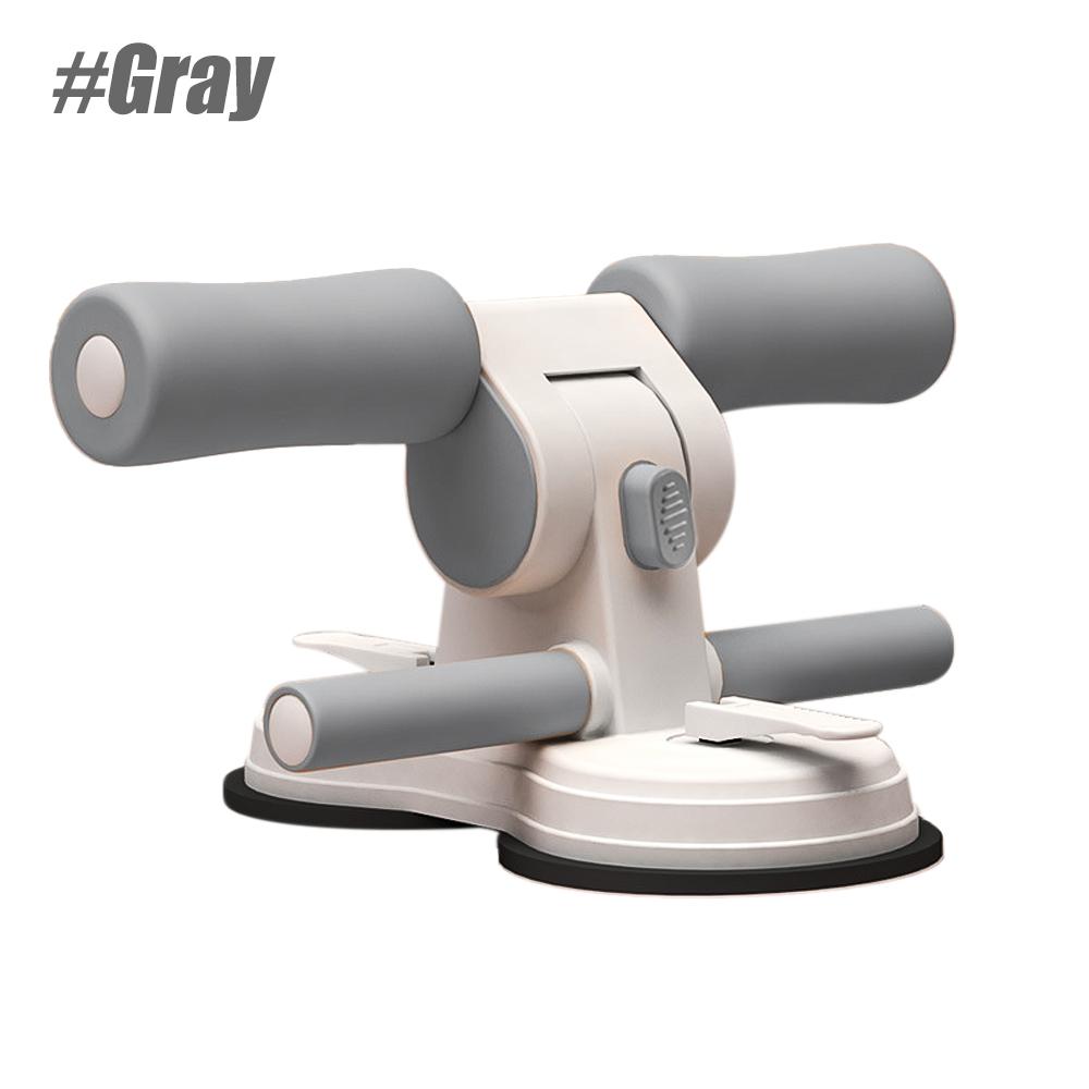 Durable And Safe 1Pcs Sit Up Bar Floor Portable Sit Up Exercise Equipment With 2 Strong Suction Cup And Adjustable Foot Holder