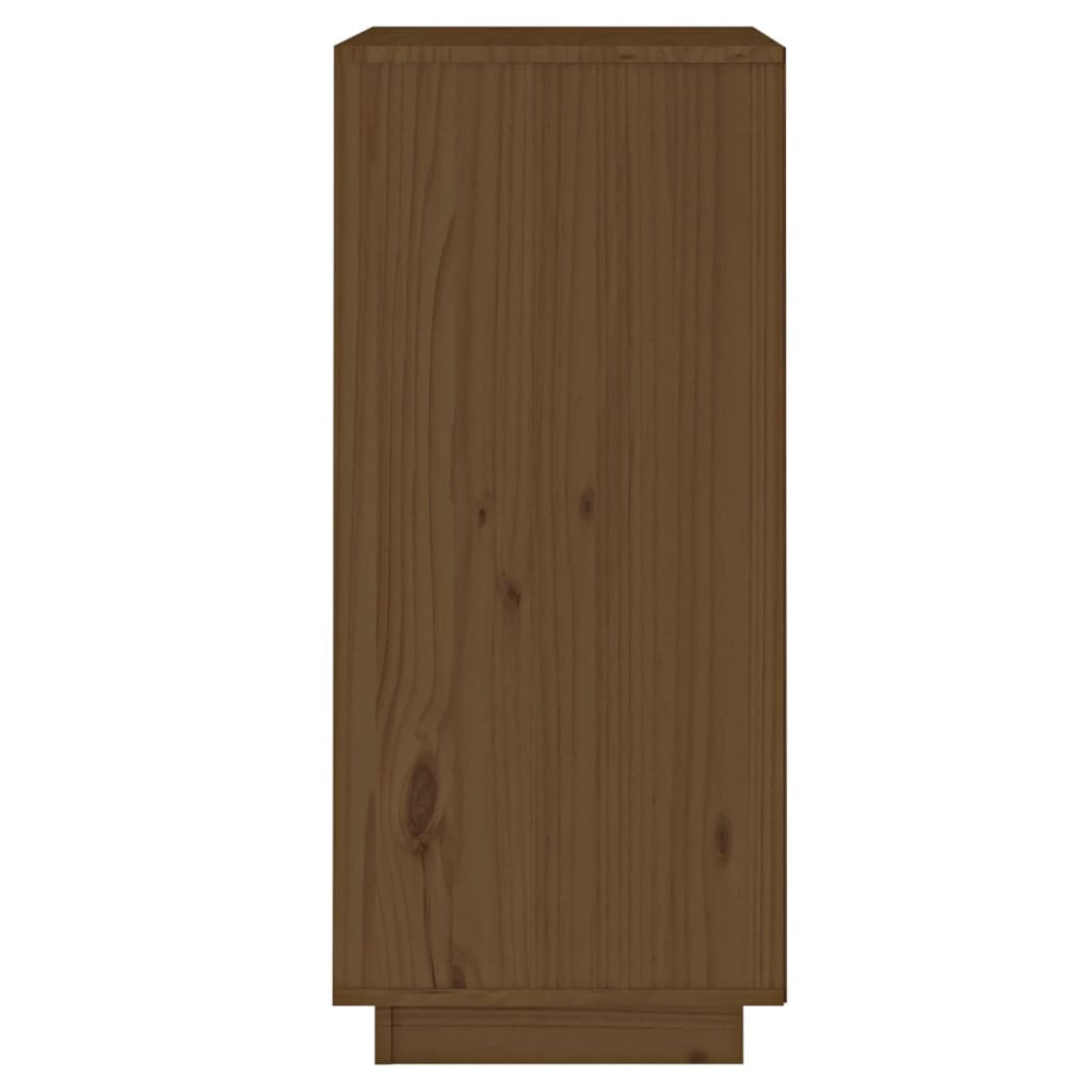 Sideboard Honey Brown 38 x 35 x 80 cm Solid Pine Wood