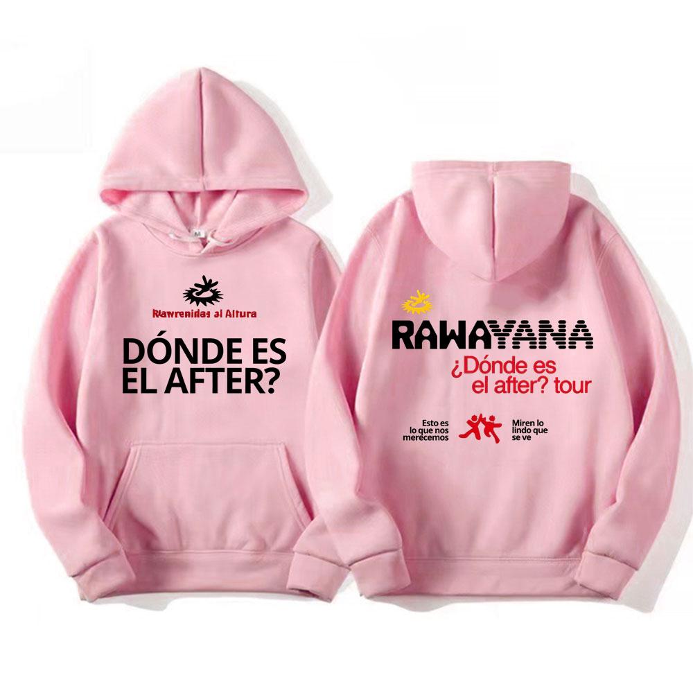 Rawayana Album Tour Merch Hoodies Men Women Harajuku Fashion Oversized Hoodie Sweatshirts