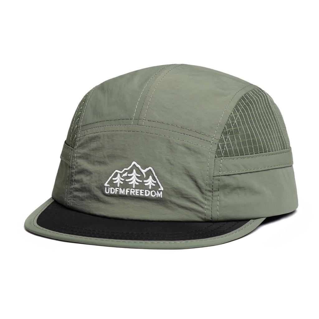 5 Panel Baseball Cap For Men Women, Embroidery Mesh Nylon Quick Dry Breathable, Ideal For Running Camping Outdoor Streetwear