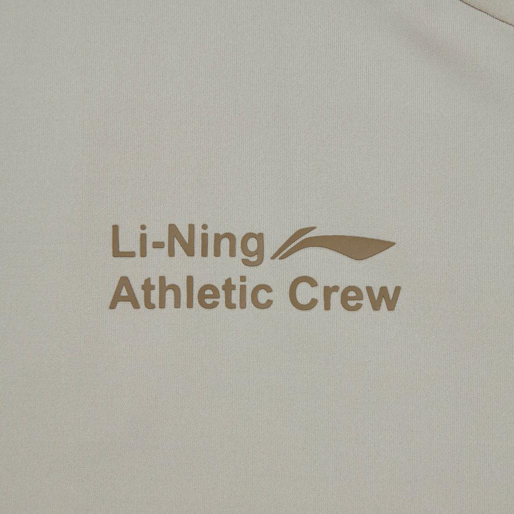 Li Ning Fitness Series Pullover Round Neck Logo Letter Print T-Shirt Men Tops ATSW369-4