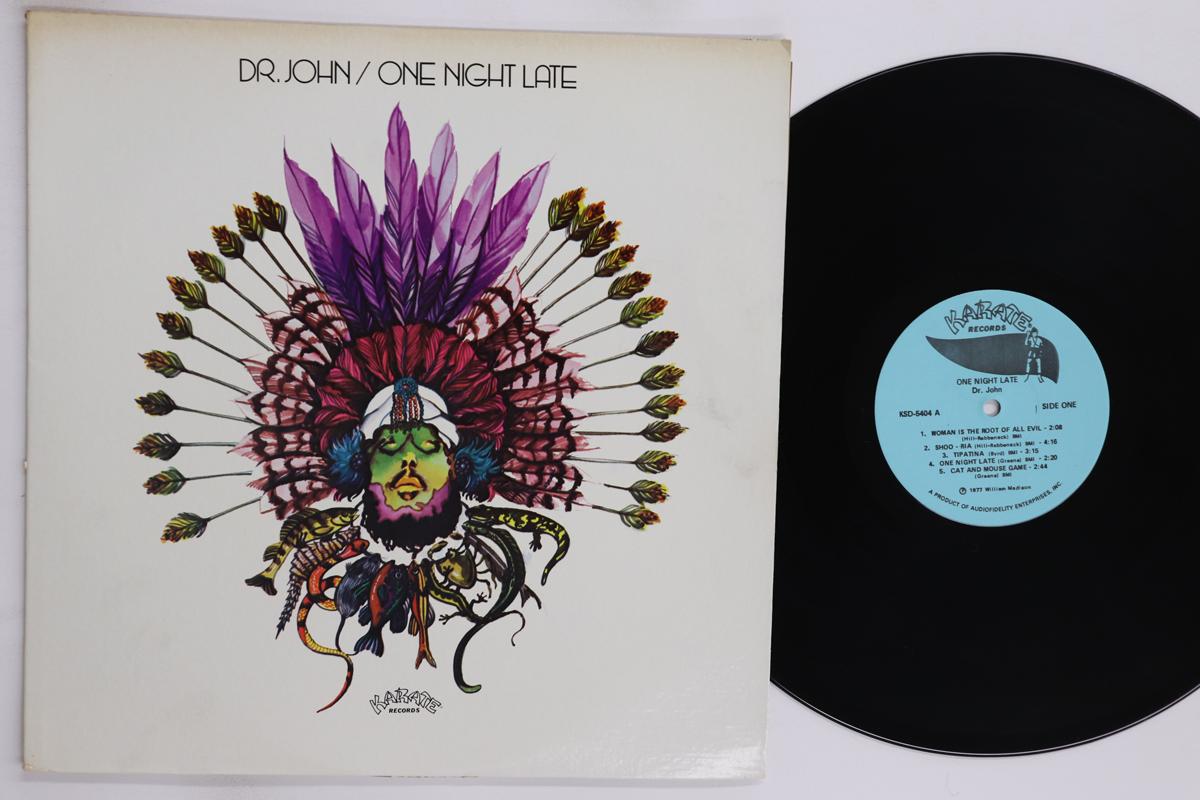 

LP Record DR. JOHN One Night Late KSD5404 KARATE 1977 US Rock Used