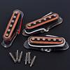 LuDa Alnico V Single Coil Pickup Set of 3 for SSS ST Style Guitar Black Color