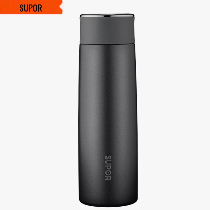 Supor Thermal Mug, High Vacuum Insulated, Copper Core, 316L Stainless Steel, LED Temperature Display, KC43HW10.