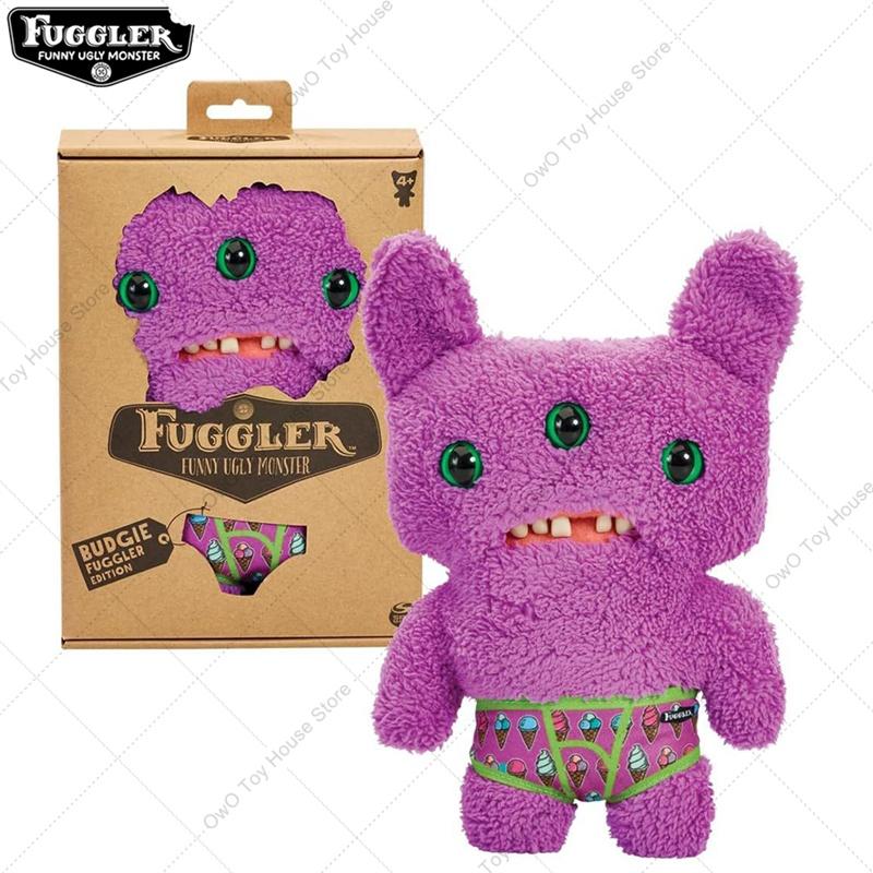 Original Fuggler Hässliche Zähne Monster Plüschtiere Kawaii Cartoon Fugglers Genervter Außerirdischer Weitäugiger Sonderling Plüschpuppen Geschenke Kinder