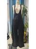 Women's Suede Fringe Wide-Leg Retro Overalls