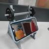 Barbell Pen Holder Desk Top Personality Ink Fountain Pen Storage Holder Pencil Display Student Stationery Squatrack Pen Stand
