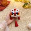 Handheld New Year Luminous Lantern Twisted Stick Lion Lantern Keychain Plush Lion Pendant  Children
