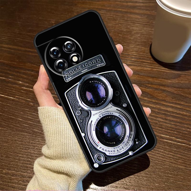 Retro Photo Camera Case For OnePlus 13T 10T 8T 10R 13R 15 R 13 12 11 9 10 Pro Nord CE 5 2 3 4 Lite N20 N30 Cover