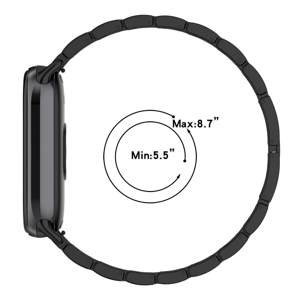 Mi Band 10 Bracelet Diamond Metal Slim Dressy Wrist Band for Xiaomi Smart Band 9 8 Wristband Bling for Women Watchband Strap Alloy Silver