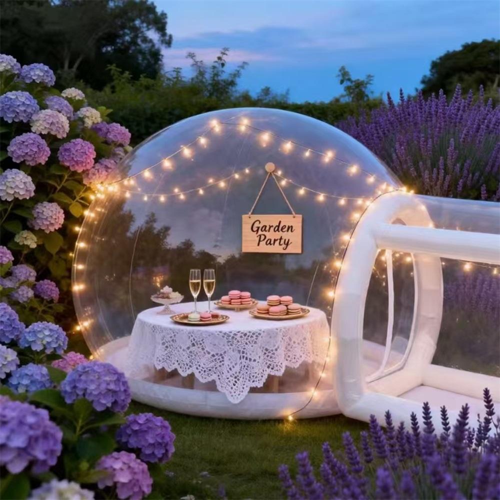 Children's Birthday Party Bubble House Transparent Inflatable Tent with Blower 3 Sizes Available In. Stock In the EU.