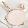 Frying Pan Non Stone Finish for Pancake Crepe Pizza Omelet Egg 18cm 22cm 26cm All Stove Use 201 Stainless Steel Base