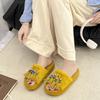 Fashion Fashion Slippers Home Non-Slip Flip Flops Outside Wear Cute Casual Tassel Fluffy Drag