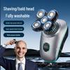 5-Head Men's Electric Shaver with Digital Display & Washable Light Head