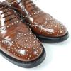 Great CHURCH'S Leather shoes Burwood Met Studs Wingtip Brown leather Women 36.5 Used