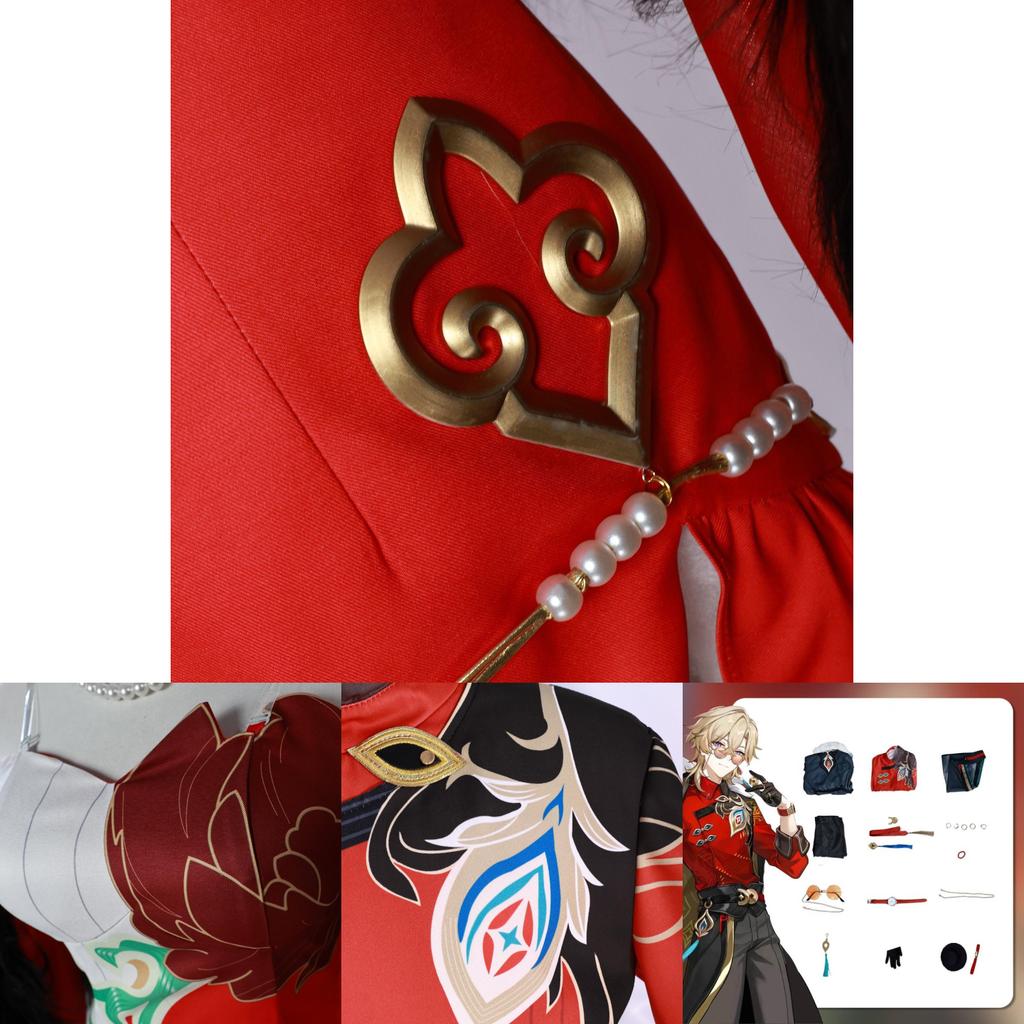 Adorable Honkai Star Rail Cosplay Costume In Vibrant Red For Anime Enthusiasts Of All Sizes