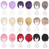 Cos Short Black Cosplay Wig With High Temperature Silk For Anime Costumes